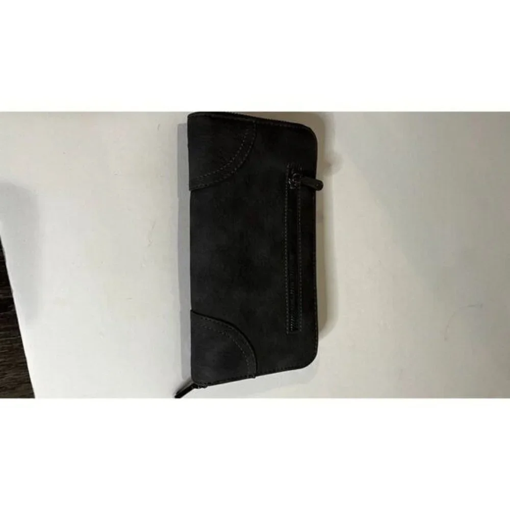 Compact Wallet For Women Multiple Card Slots And Exterior Zipper Pocket‎